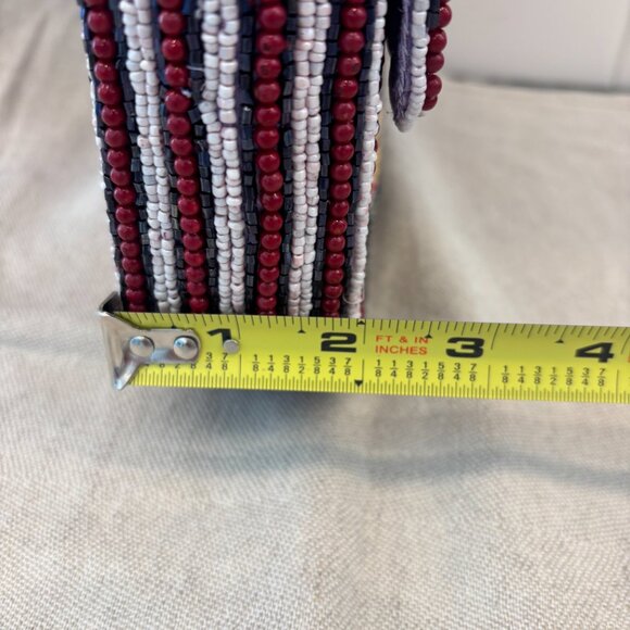 Viral Beaded Bags - NY Taxi Cab & Route 66 Shoulder Bags (2) - Made in India - Picture 13 of 15